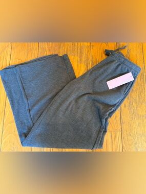 shosho Charcoal Ribbed Jogger Pants